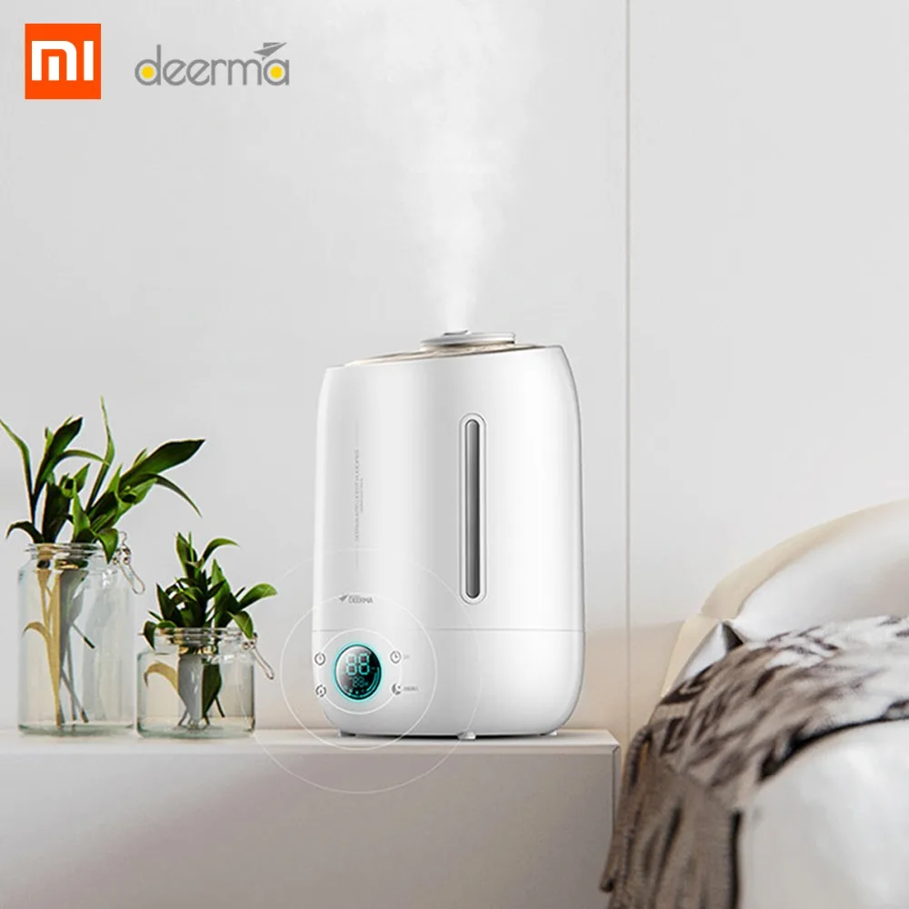 Xiaomi Deerma DEM F500 увлажнитель воздуха ультразвуковой тумана 5L тихий ароматический