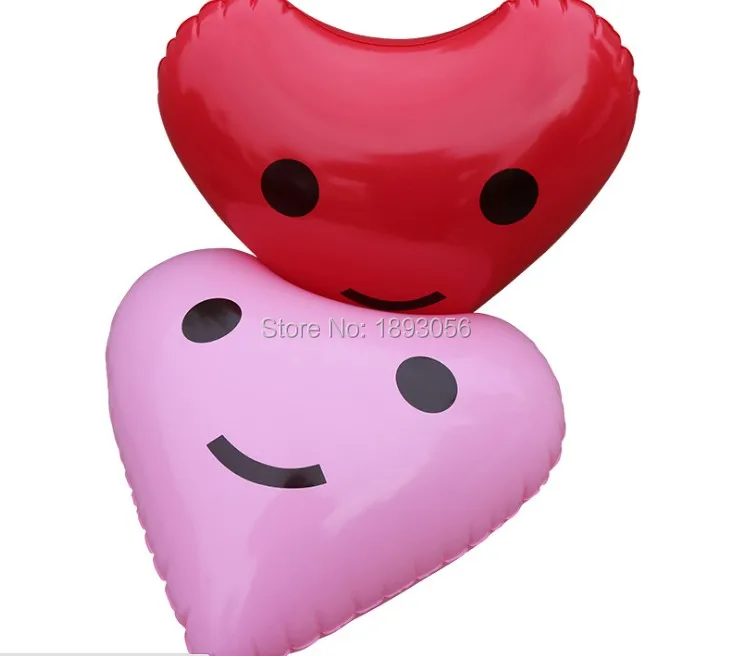 red and pink heart 45cm