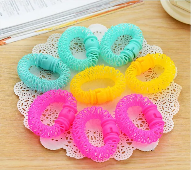 6 pcs/pack 7.5 cm New Hair Styling Large size Roller Hairdress Magic Bendy Curler Spiral Curls DIY Tools