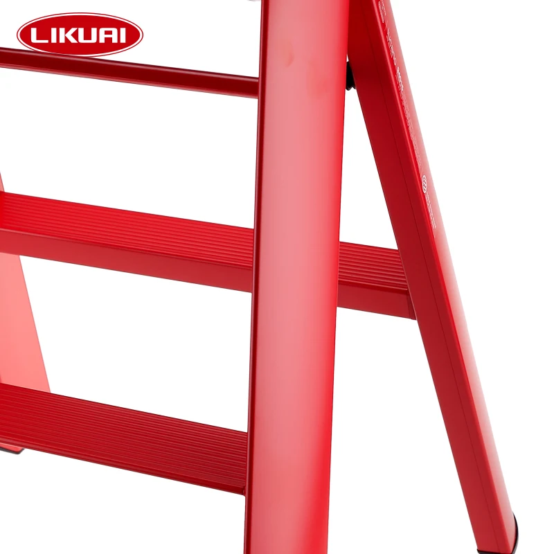 Japanese style three step ladder folding ladder double sided handrail