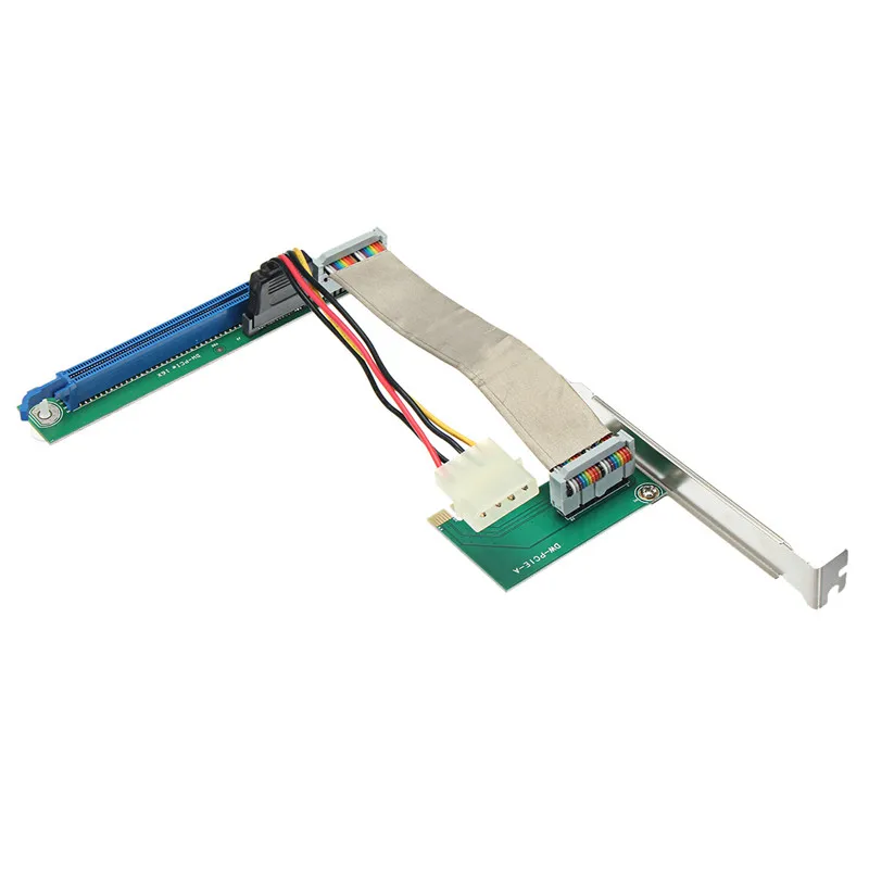

4pcs PCI Express 16X Interface Graphics Card Slot Adapter Power Cable PCI-E 1X to 16X Extender Riser Card Adapter Cable For BTC