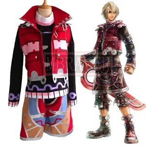 Xenoblade Chronicles Shulk Cosplay Costume Full Set Adult Halloween Costume