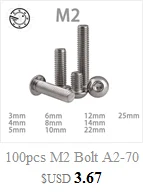 Болт M6, A2-70, кнопка, головка, винт, болт SUS304, нержавеющая сталь, M6*(8/10/12/14/16/20/25/30/35/40/45/50/55/60~ 100) мм