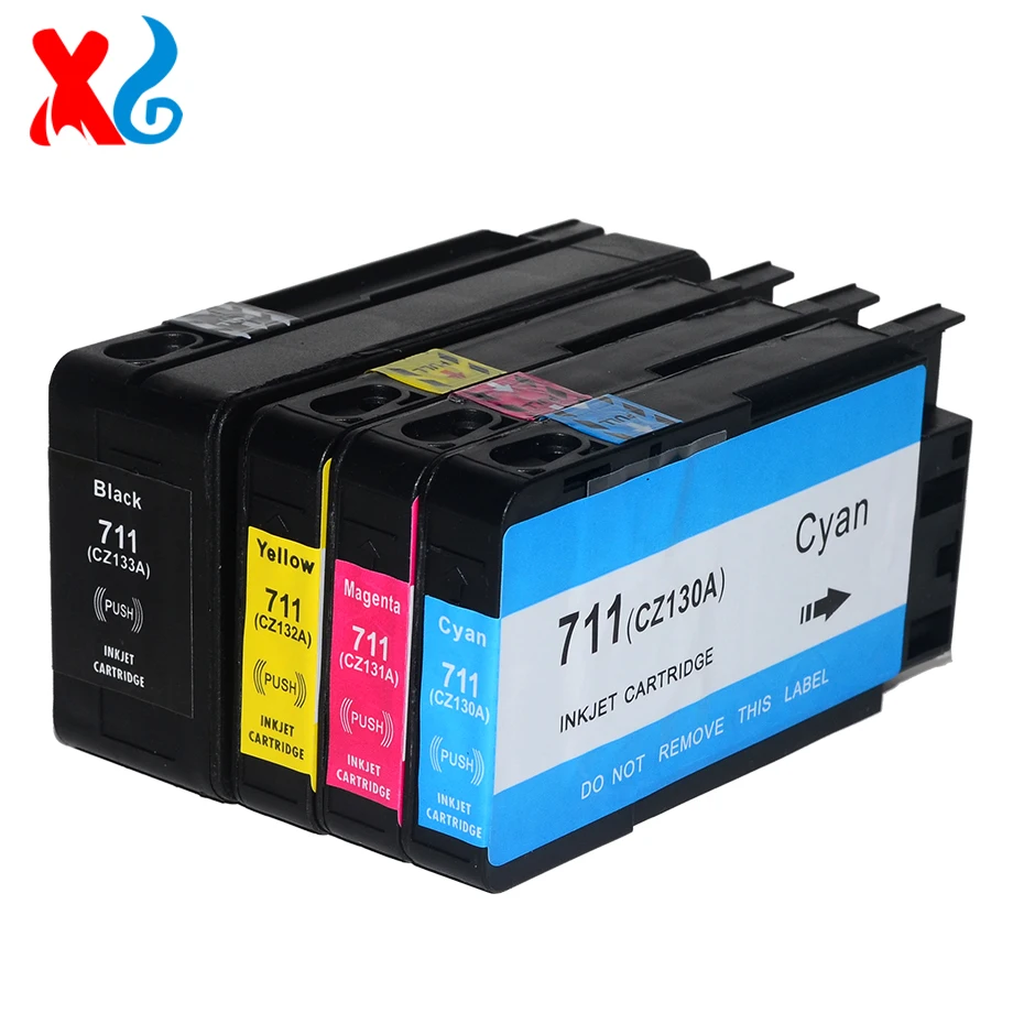 Показать уровень чернил совместимый с HP 711 Φ для T520 T120 Ink 711XL принтера DesignJet