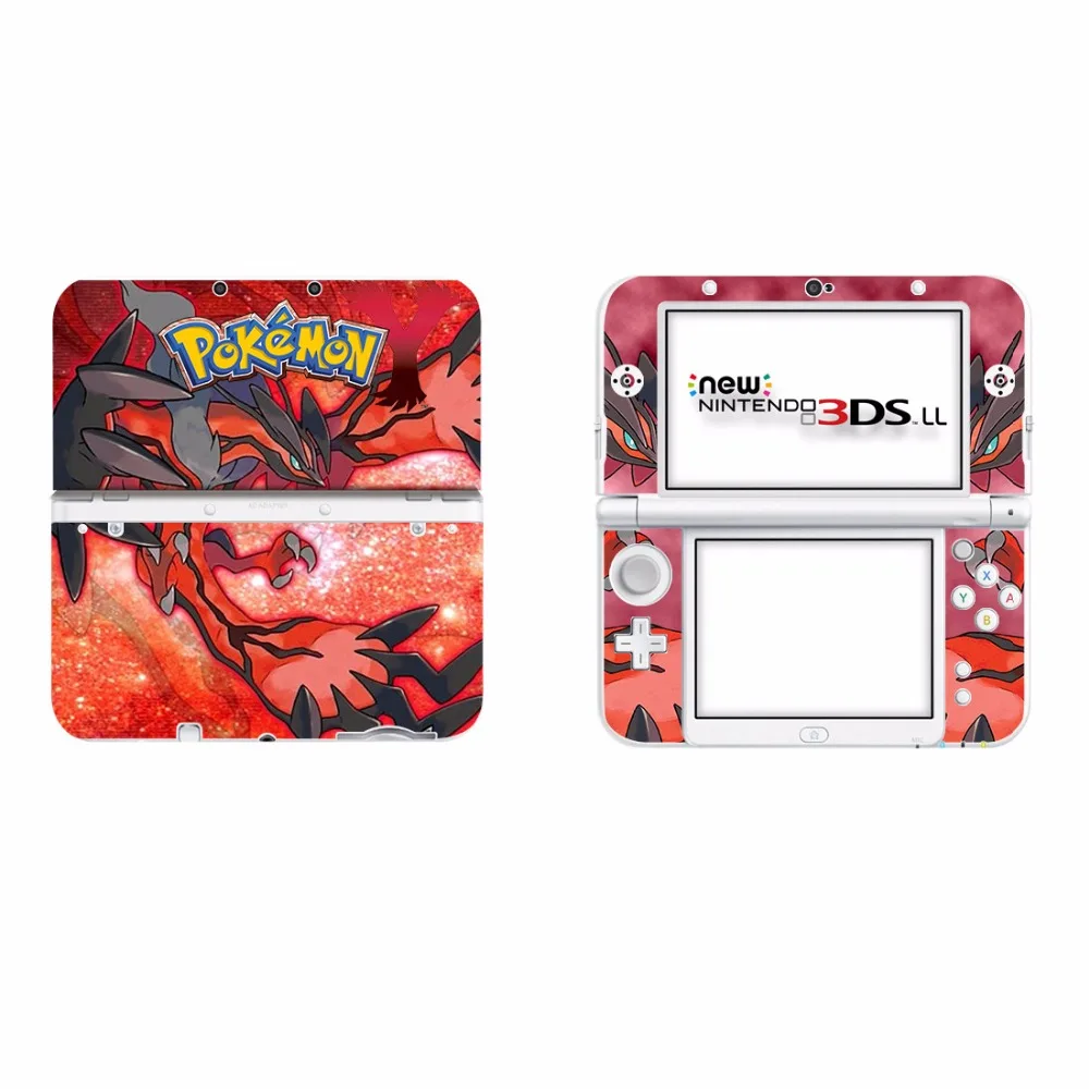 Для Pokemon GO Пикачу виниловая крышка наклейка на кожу наклейка для новых 3DS XL защитные наклейки для новых 3DS LL виниловая кожа Наклейка