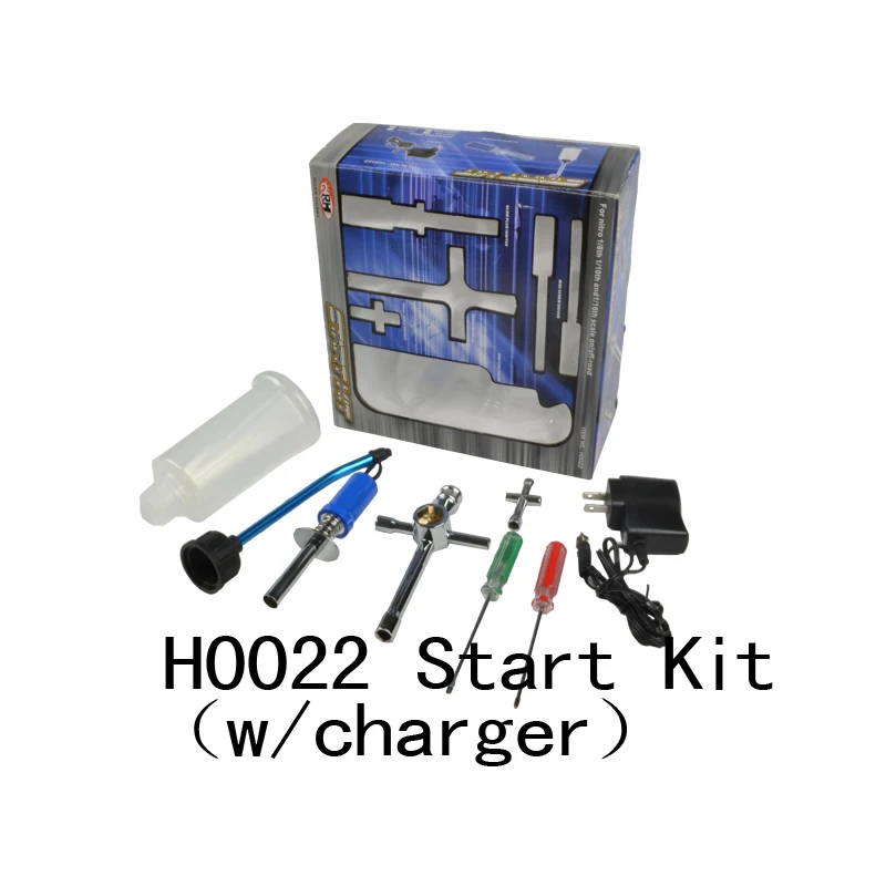 RC tools 1/10 VRX Racing H0022 стартовый набор для Nitro CAR Starter box с светящимся зарядным