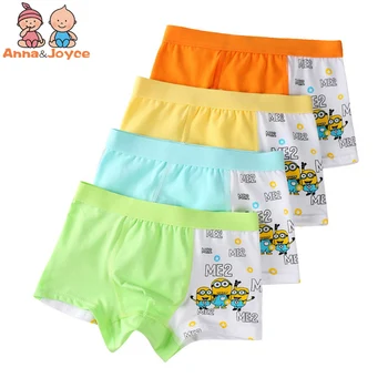 

6Pc/lot Explosion of Pure Cotton Children Underwear Pants /Cartoon Boy's Boxer/ Clothing Accessories