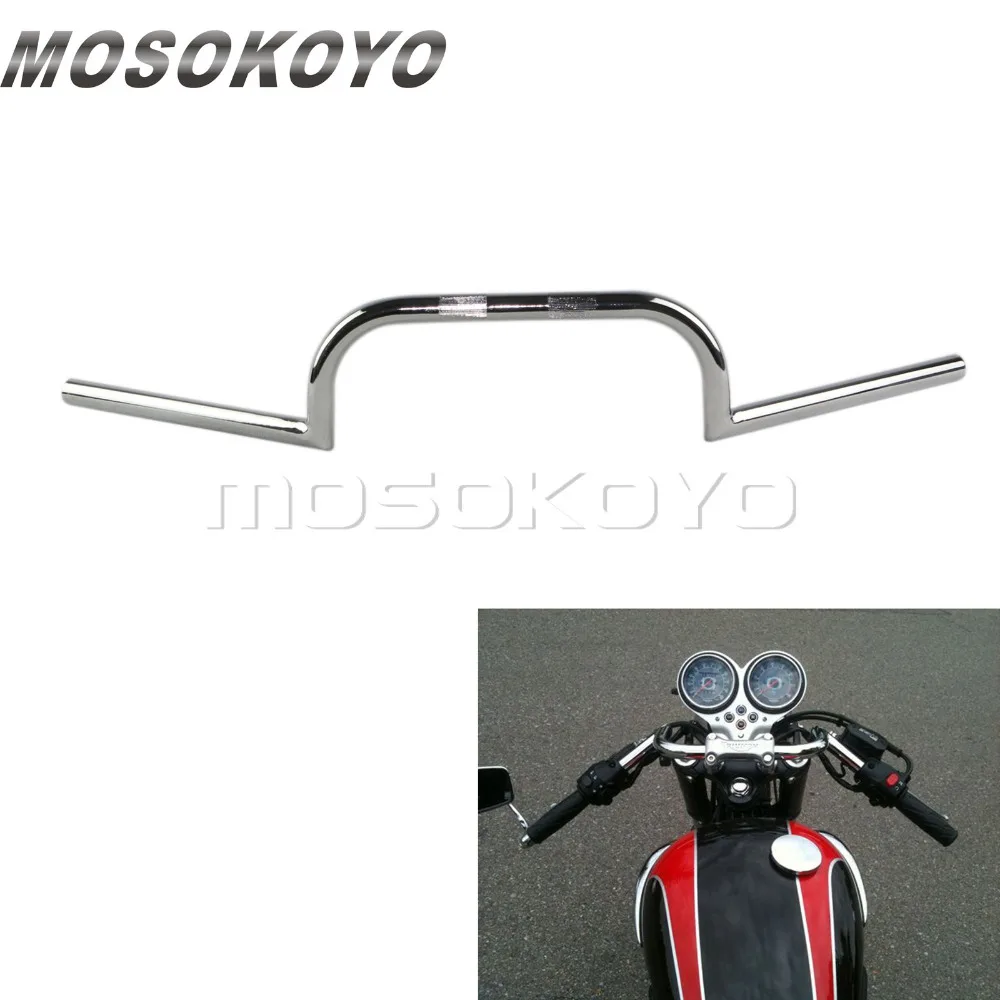 Мотоцикл КАФЕ Racer Clubman 22 мм руль 7/8 &quotручки для Harley Bobber Chopper Chrome|Руль велосипеда| |