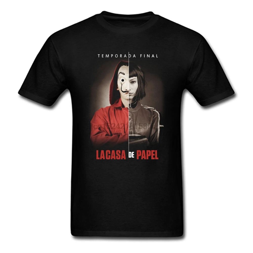 Новый La casa De Papel El Money Heist профессор маска ТВ шоу забавные рубашки для мальчиков