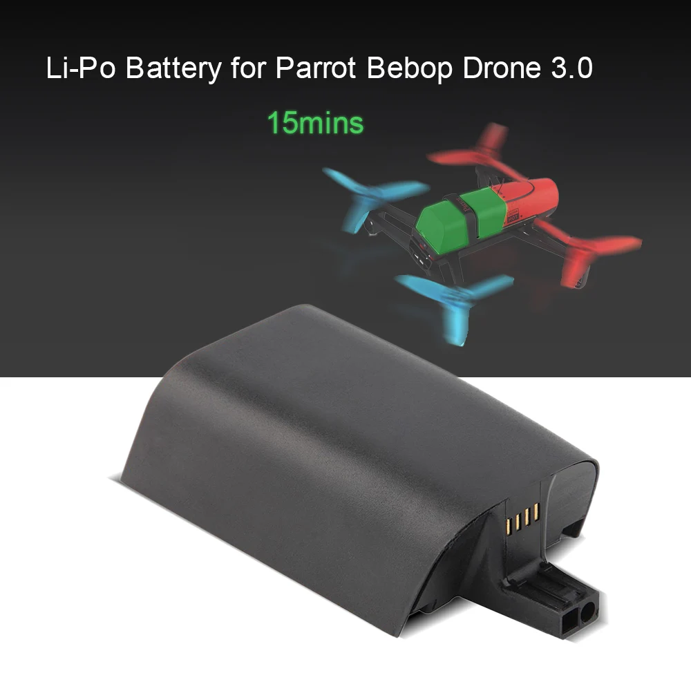 

RC Quadcopter 11.1V 1600mAh 20C 3S Powerful Rechargeable Battery High Capacity Li-Po Battery for Parrot Bebop Drone 3.0 RC Drone