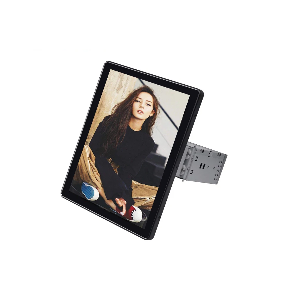 Cheap 9.7" Single Din Auto Radio Android 8.1 4GB/64GB GPS Wifi Built in 4G Modem DSP Wireless Bluetooth Carplay Rear View Camera 5