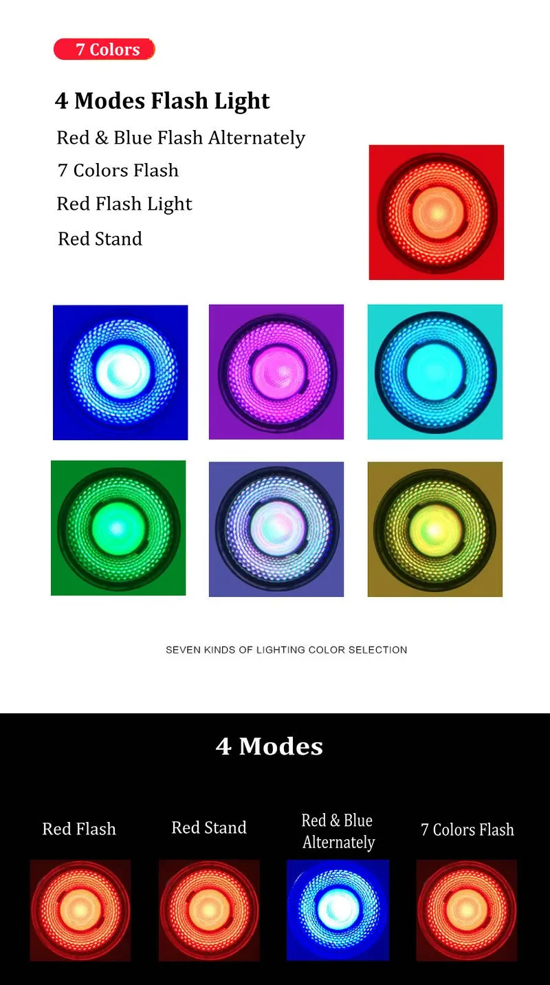 XC USHIO Bicycle Taillight New LED USB Rechargeable Safety Warning Lamp Waterproof Road MTB Bike Saddle Rear Smart Light 4 Mode  (10)