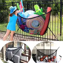 Супер большая пляжная Складная Сетчатая Сумка для плавания для баскетбола, футбола, волейбола, портативная сетчатая Спортивная тренировочная сумка для переноски