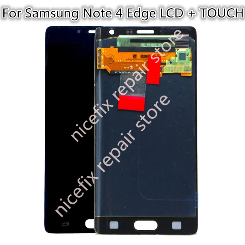 Высокое качество для samsung Galaxy Note 4 Edge N915 N9150 N915F ЖК-дисплей Дисплей с Сенсорный экран дигитайзер в сборе