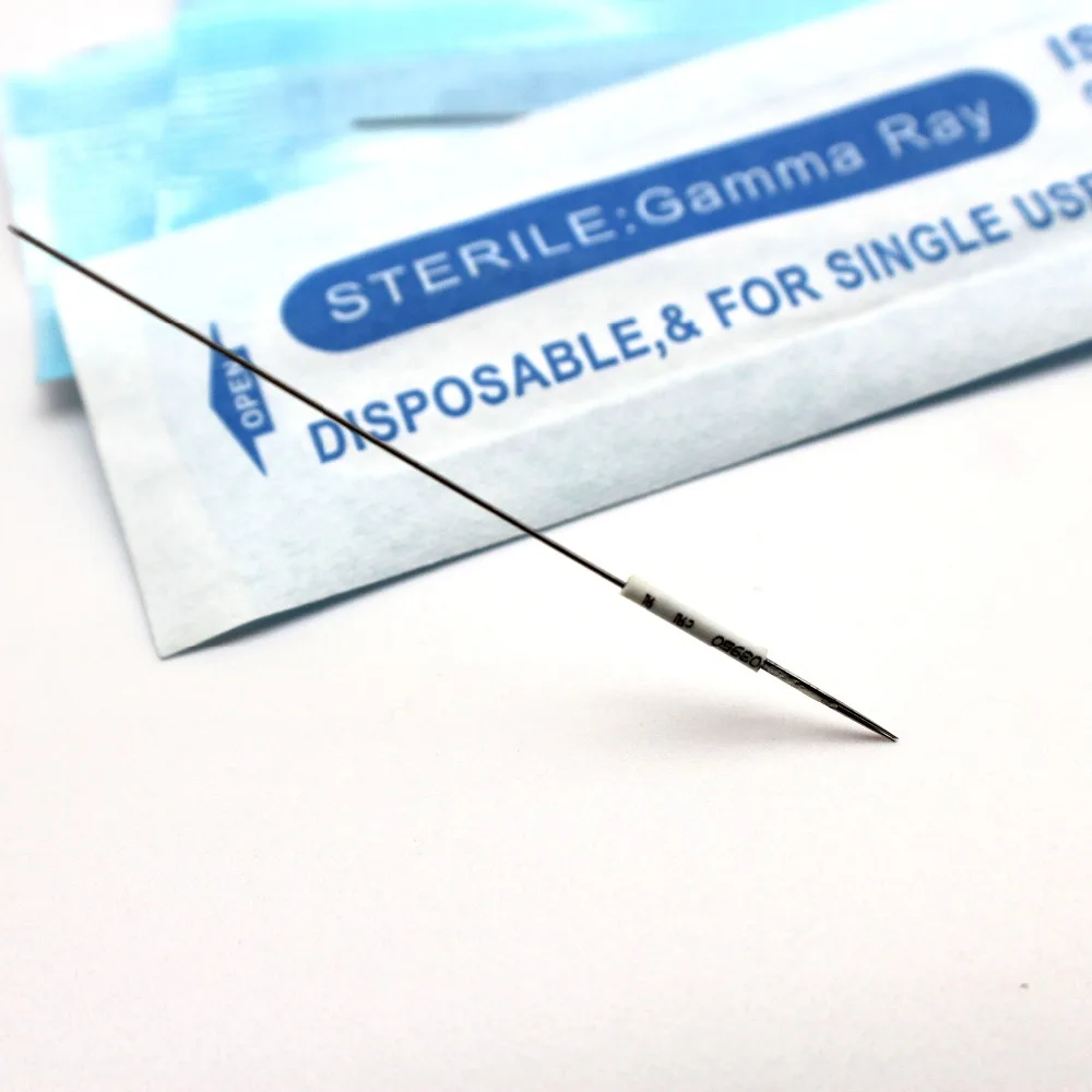 

100pcs 3RL Disposable Eyebrow Tattoo Needle 0.35mm*50mm Steel Permanent Makeup Machine Needle For Tattoo Machine Gun Pen