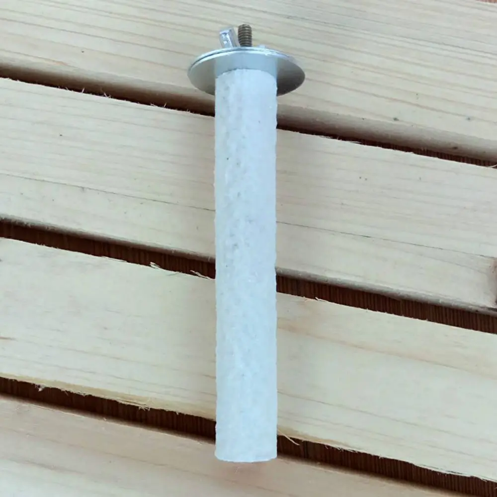 Parrot Stand Pumice Stone Perch Nail trimmer Budgie Canary Finch Cockatiel Parakeet 2 x 14cm Birds Supplies Accessories