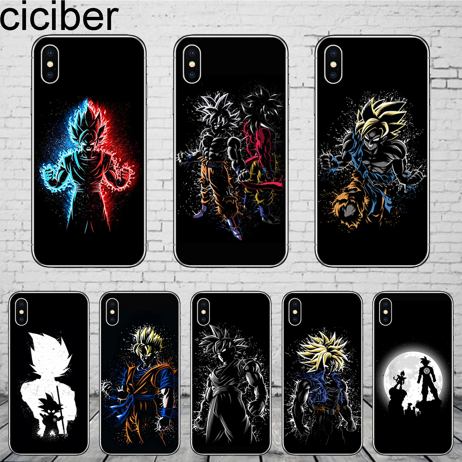 

ciciber Dragon Ball Z Goku for iPhone 11 Pro Max Coque Cover For iPhone X XR XS MAX 8 7 6 6s Plus 5 5S SE Phone Case Soft TPU