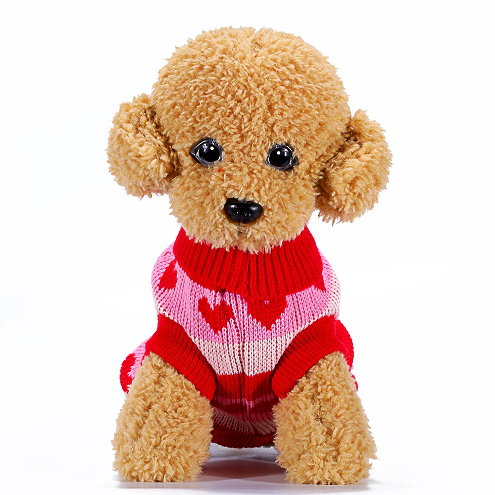 Warm Clothing For Dog Clothes Winter Pets Sweater Puppy Outfit Coat Vest Yorkie Chihuahua Pet Dog Clothes For Small Dogs (16)