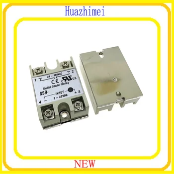 

5PCSLOT SSR-80DA 80A Solid State Relay 24V-380VAC 3-32VDC