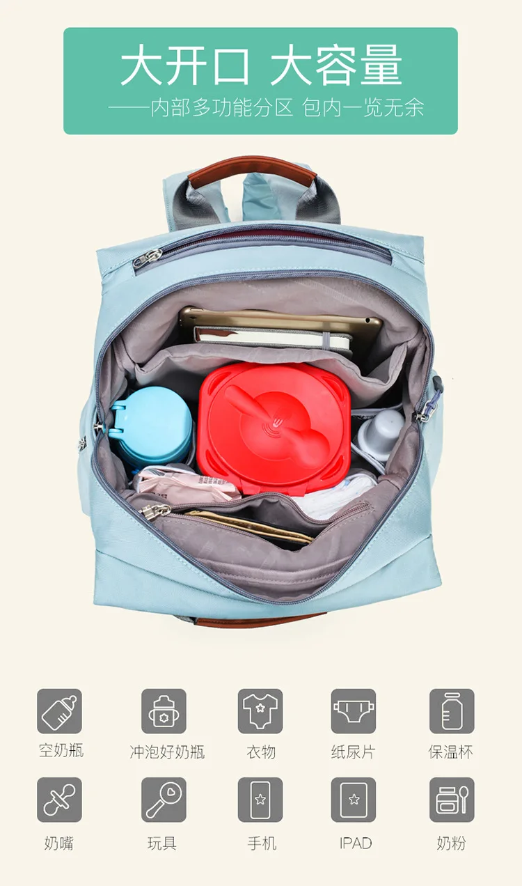 Новинка 2019 года пеленки мешок рюкзак большой ёмкость водонепроницаемый подгузник сумка наборы Мумия средства ухода за кожей для будущих