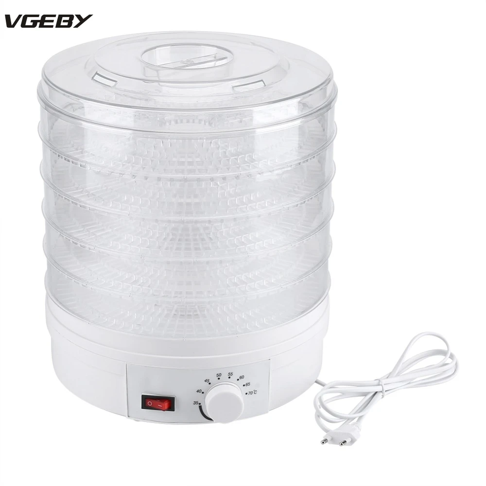 220V Electric Food Dehydrator Fruit Vegetable Beef Meat Dryer Drying