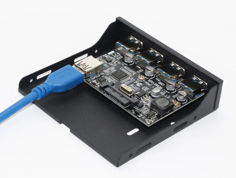 PCI-E to USB 3.0 PC Front Panel USB Expansion Card Adapter 3.5" Floppy Bracket PCI Express x1 Riser pcie adapter card pcie expansion card pcie usb adapter card