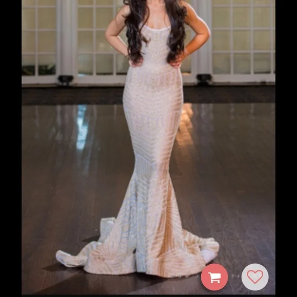Inspired by Michael Costello Prom Dress Sexy Sequins Lace Evening Bow Party Gowns Vestidos | Свадьбы и торжества