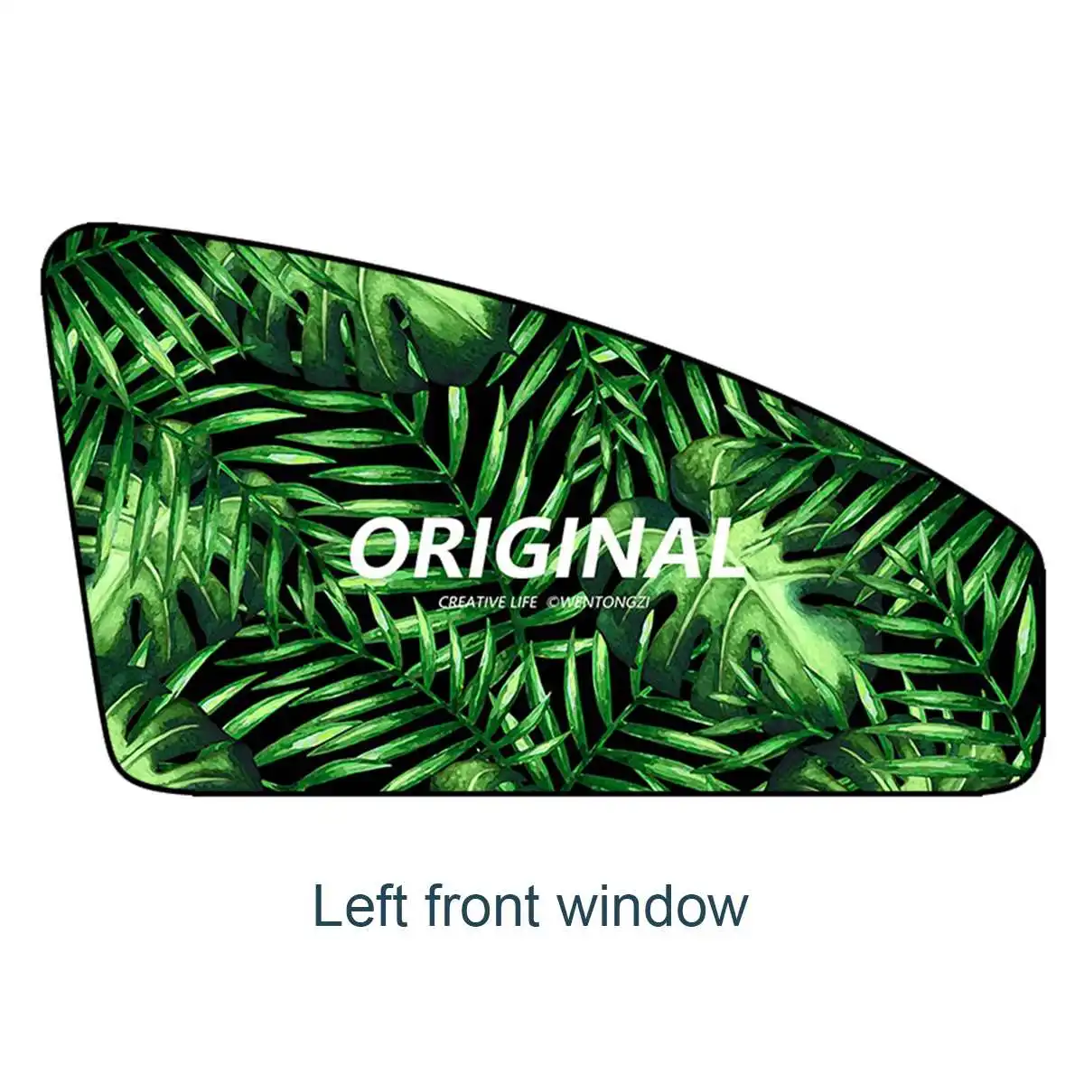 Магнитные боковые оконные шторы, Автомобильная крышка, занавеска от солнца, автомобильный Декор автомобиля по мотивам мультфильма, заднее переднее окно, защита для ребенка - Цвет: Rainforest Front L