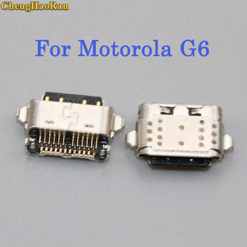 ChengHaoRan Micro USB разъем для Motorola Moto G6 порт зарядки Mini штекер питания док