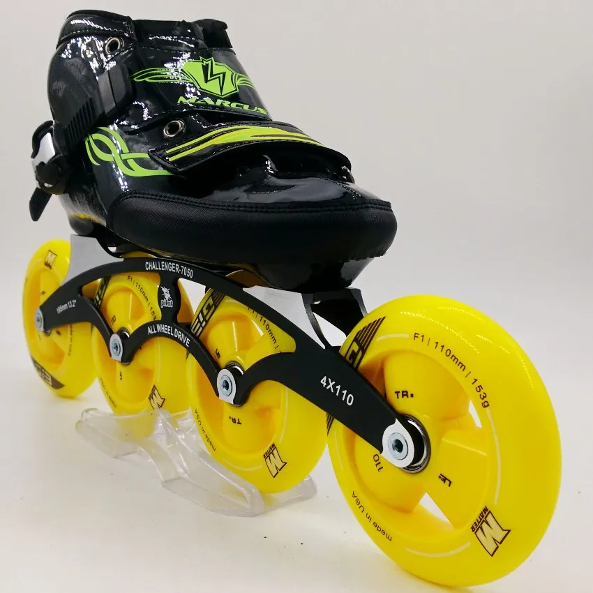 Маркус Профессиональные роликовые коньки обувь для взрослых для мальчиков и девочек скорость роликах обувь с G13 колеса
