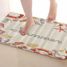 Летние Стильные коврики для улицы, забавные Противоскользящие коврики для ванной, дверные коврики, дверные коврики под входную дверь