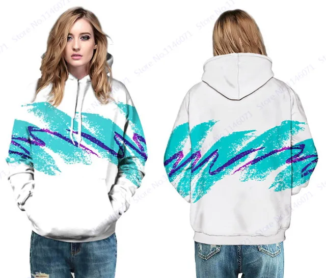 Grey Stripe Star Skateboard Hoodies Women Hip Hop Hooded Pullover