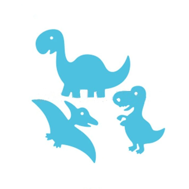 

Three Dinosaurs Metal Cutting Dies For Scrapbooking Stencils DIY Album Cards Decoration Embossing Folder Die Cutter Mold