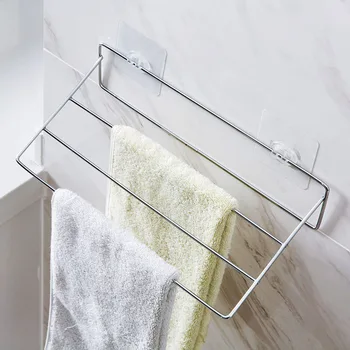 

A1 Seamless sticker multi-layer towel rack bathroom tower towel rack towel rack LO426515
