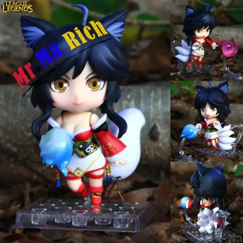 Легенды LOL Ahri девятихвостая лиса 411 # Nendoroid ПВХ фигурку NB | Игрушки и хобби