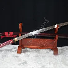 Высокое качество 1095 углеродистая сталь Мусаси санмаи японский самурайский меч катана срезанное бамбуковое дерево