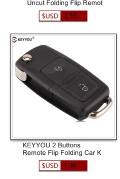 KEYYOU 20X Для VW Passat Polo Golf Touran Bora Ibiza Leon Octavia Fabia 3 кнопки складной Автомобильный Дистанционный флип-чехол для ключей Fob