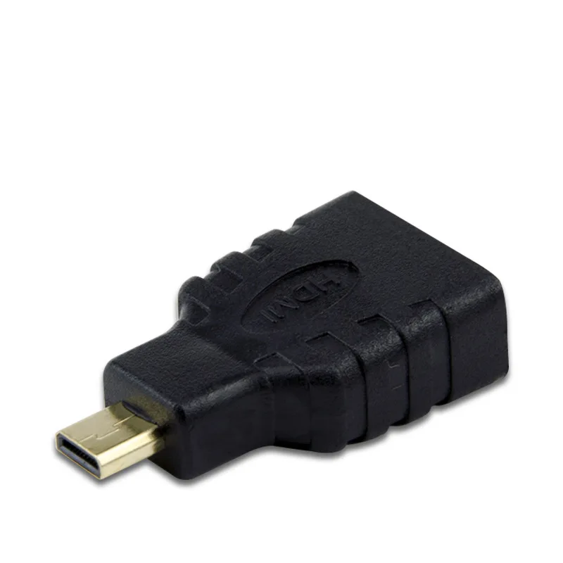 Micro HDMI Мужской к HDMI Женский адаптер 1080 P конвертер разъем HD ТВ камера Micro HDMI Тип для htc