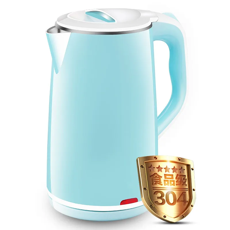 

Dani Zhang 220V 1500w Blue 1.8L Electric Kettle 304 Stainless steel Underpan Heating 140x260x145mm