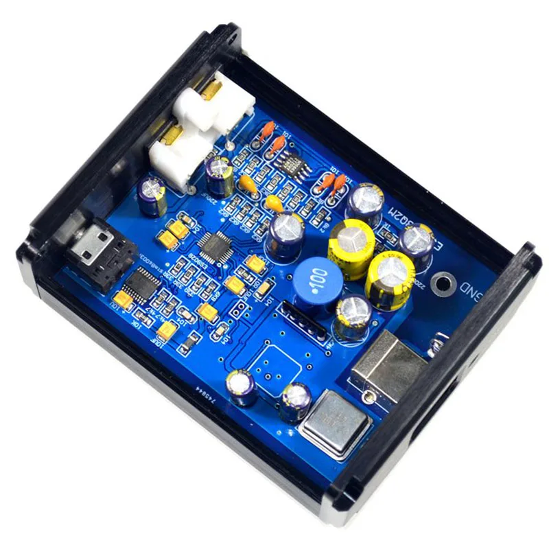 Es9028q2m + sa9023 decodificador usb febre placa