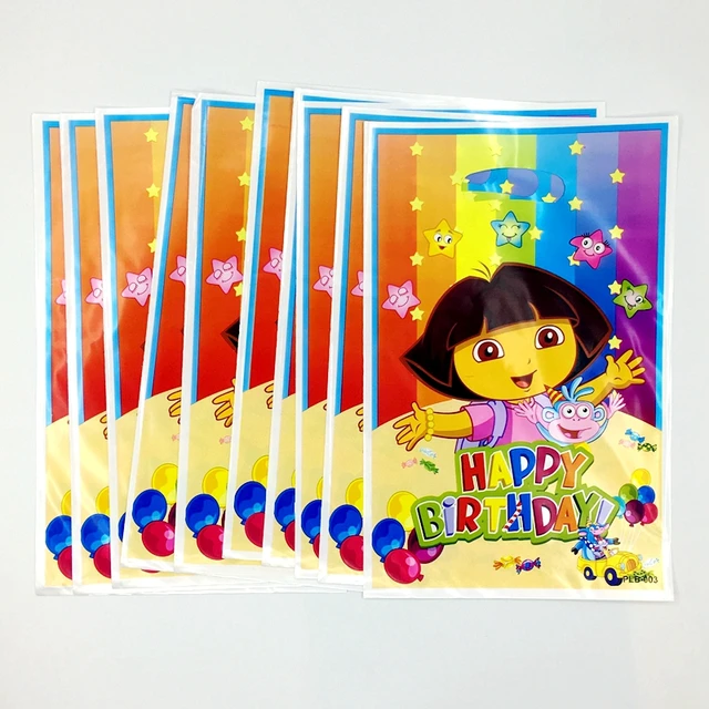10pcs Dora The Explorer Theme Loot Bag Boy Kids Favor Cartoon 10pcs Dora The Explorer Theme Loot Bag Boy Kids Favor Cartoon Gift Birthday Party Wedding