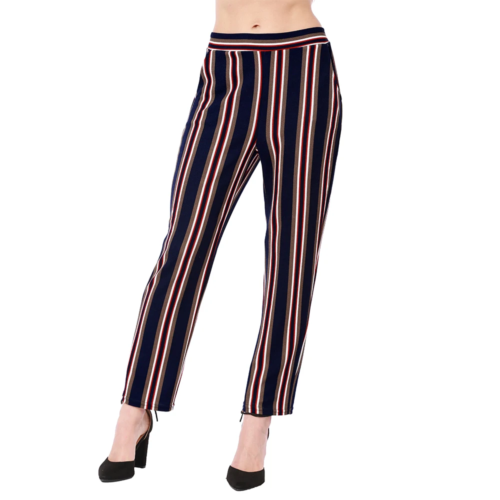 Aliexpress.com : Buy Pocket Striped Trousers For Women