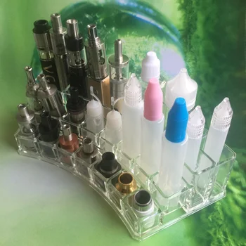 

E-XY Vape Box Mod Ego Bottle Vapor RDA RBA Atomizer Battery Arc Display Case Electronic Cigarette Stand Storage Shelf Holder
