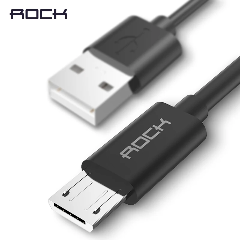 

ROCK Original Micro Usb Cable 2.4A Fast Charging Mobile Phone USB Charger Cord for SamSung Xiaomi Android Sync Date Micro Cable