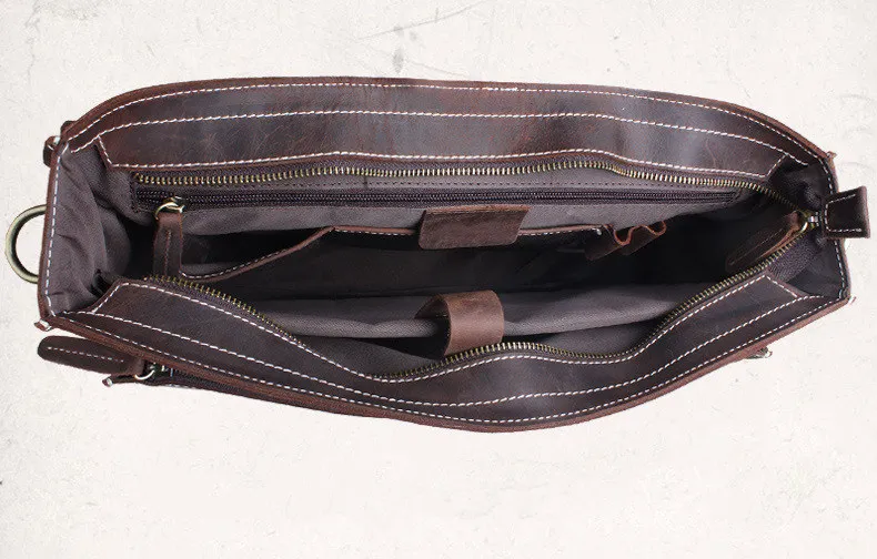 Мужской портфель из натуральной кожи, мужские сумки на плечо, портфель, 15 дюймов, сумка-мессенджер для ноутбука, через плечо, Bolso, дорожная деловая сумка