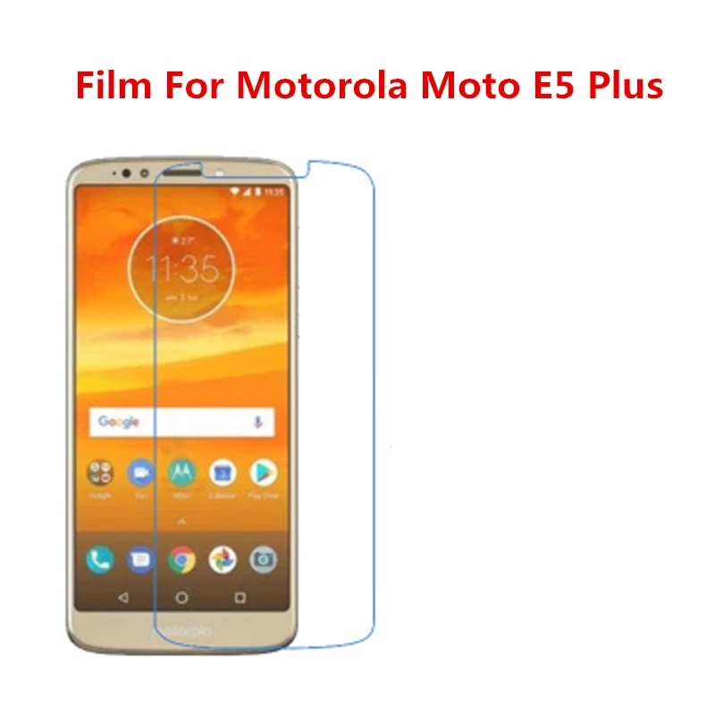 

5 Pcs Ultra Thin Clear HD LCD Screen Guard Protector Film With Cleaning Cloth Film For Motorola Moto E5 Plus.