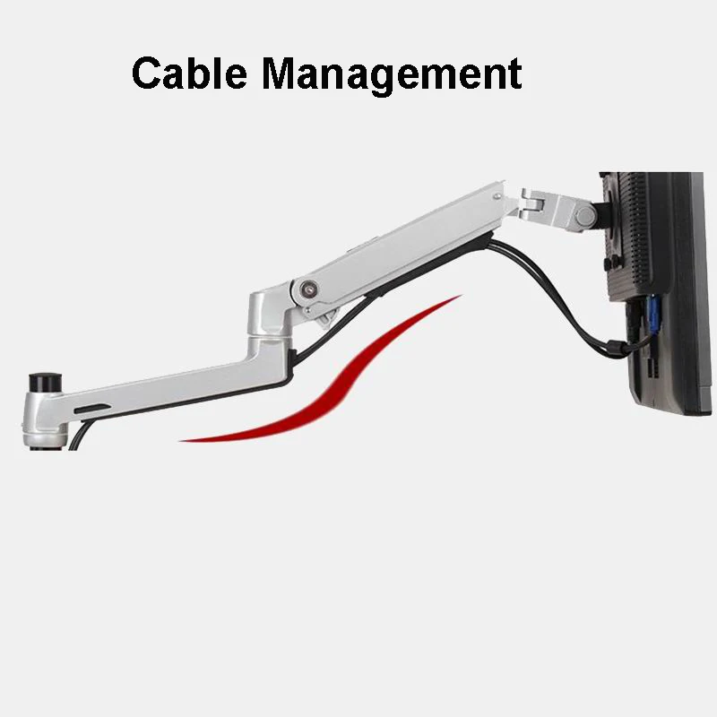 Montagem na Parede Monitor de Movimento Braço de Alumínio Suporte do Monitor Hyvarwey Completo Montagem Mecânico Mola Braço Xsj8012w-300 - Imagem 5
