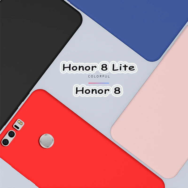 Для Huawei Honor 8 Lite Honor8 Чехол ударопрочный силиконовый мягкий TPU Тонкий чехол для
