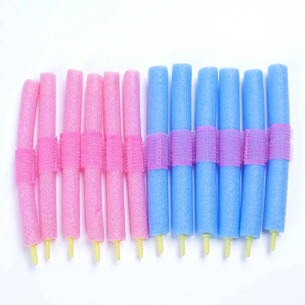 Buy 12 X DIY Soft Foam Curlers Makers Bendy Twist Curls Tool Styling Hair