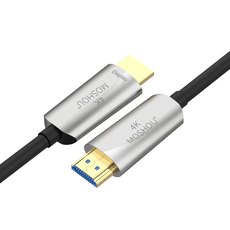 MOSHOU Enthusiast Оптическое волокно HDMI 2,0 кабель HD 4 к кабель 60 ГГц 18Gbs с аудио и Ethernet HDMI шнур без потерь HDMI кабель